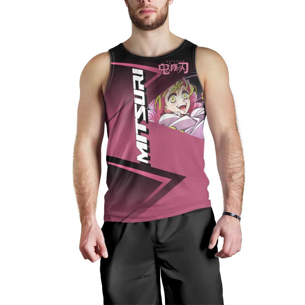 Mitsuri Kanroji Love Volley Men Tank Top Sporty Anime Mashup Style
