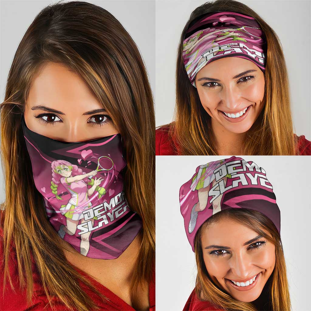 Mitsuri Kanroji Love Volley Neck Gaiter Sporty Anime Mashup Style