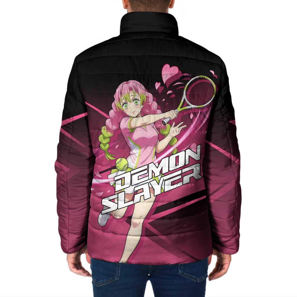 Mitsuri Kanroji Love Volley Padded Jacket Sporty Anime Mashup Style