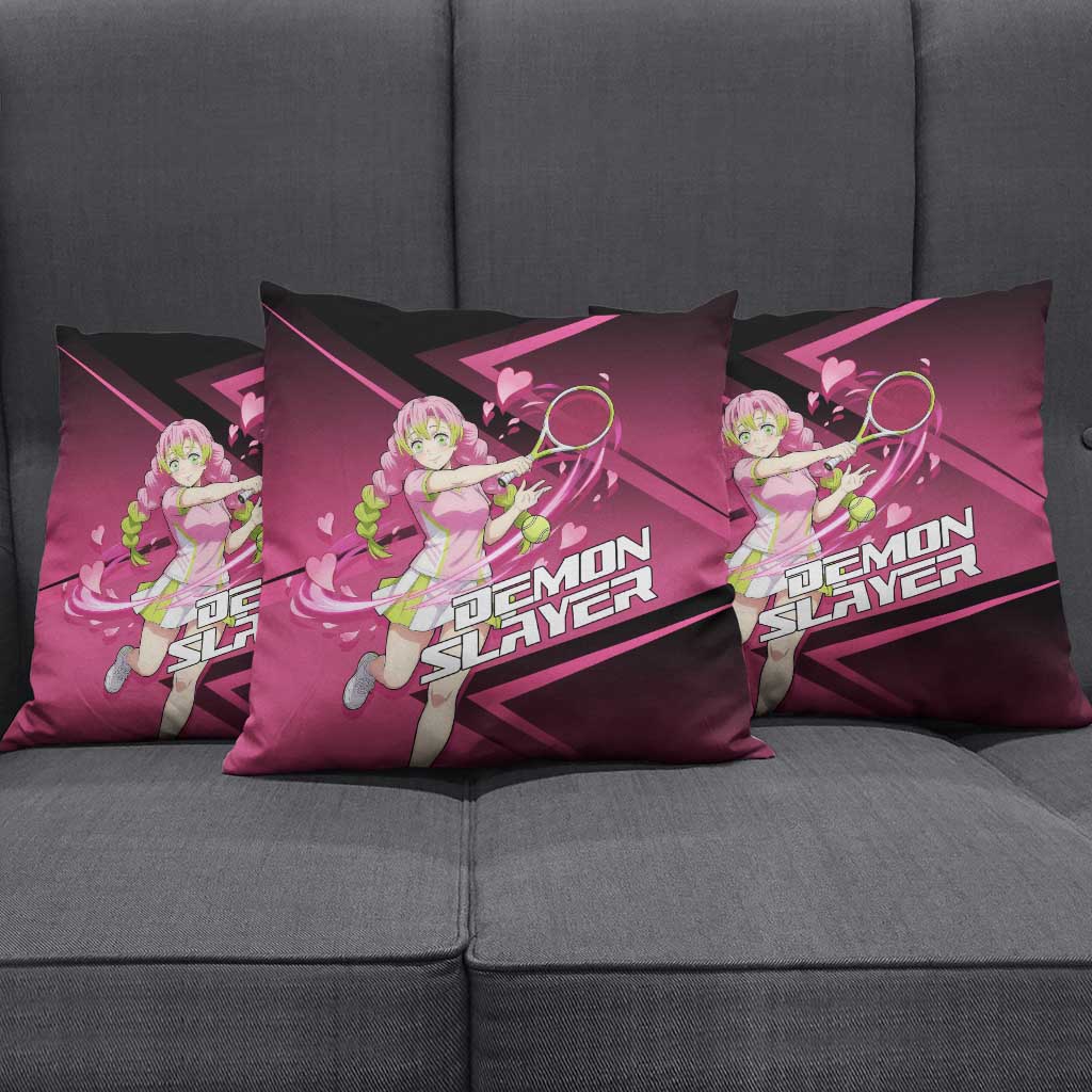 Mitsuri Kanroji Love Volley Pillow Cover Sporty Anime Mashup Style
