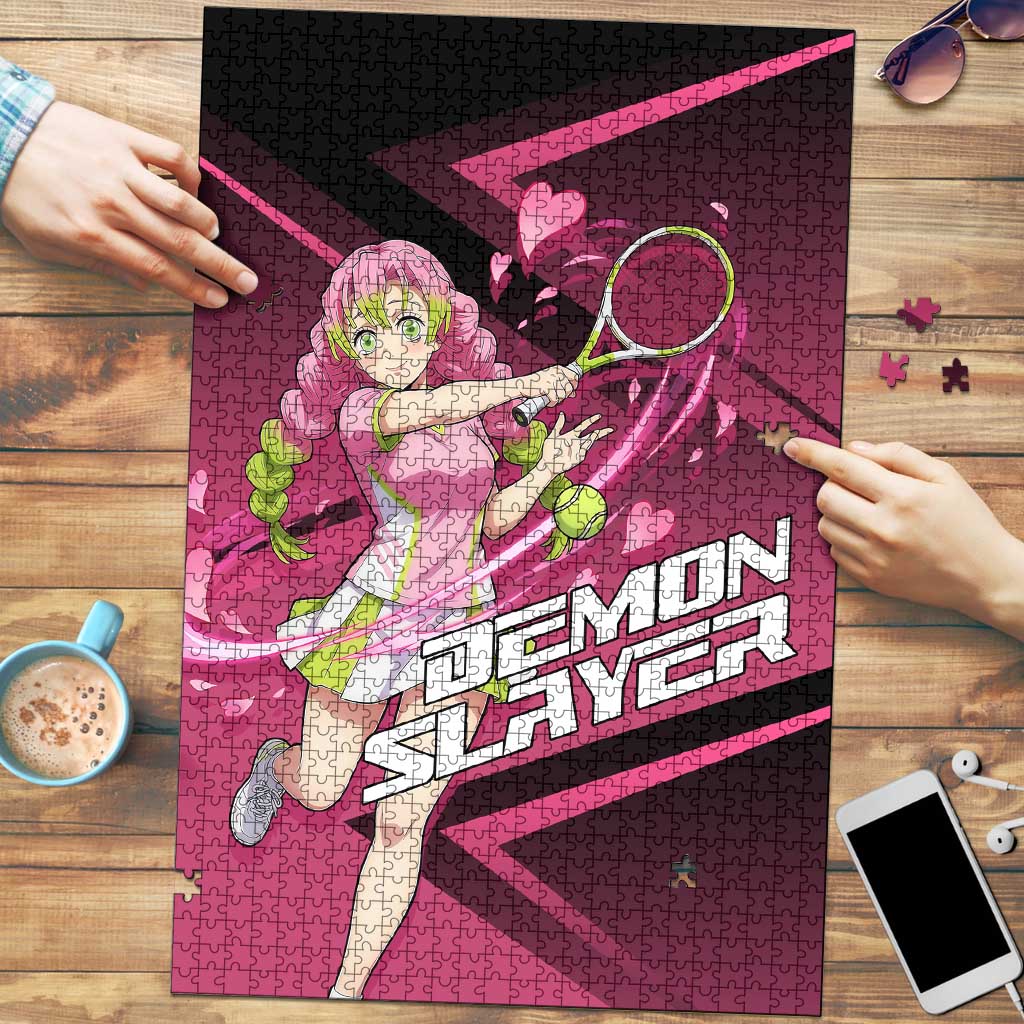 Mitsuri Kanroji Love Volley Puzzle Sporty Anime Mashup Style