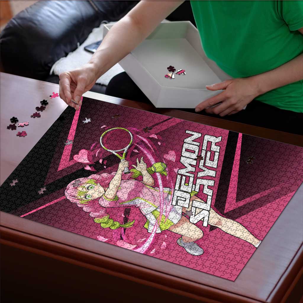 Mitsuri Kanroji Love Volley Puzzle Sporty Anime Mashup Style