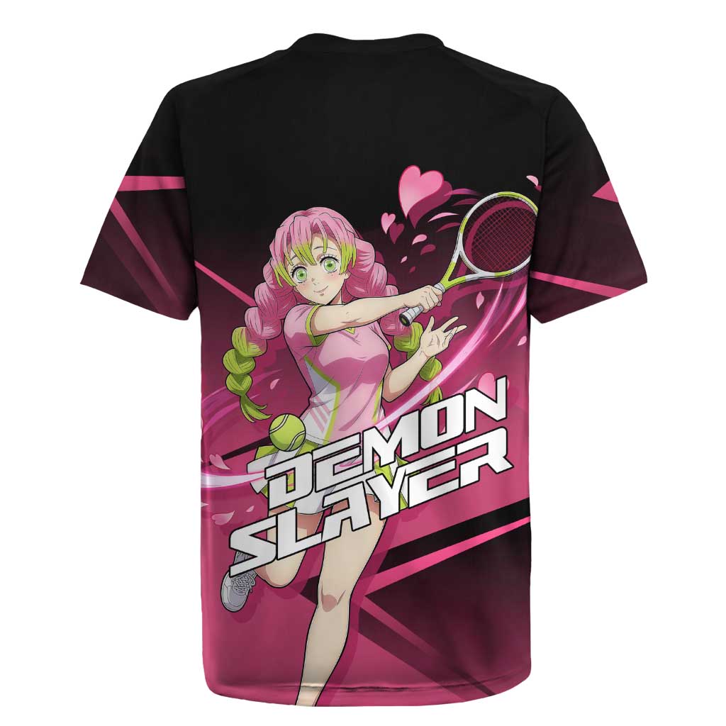 Mitsuri Kanroji Love Volley Rugby Jersey Sporty Anime Mashup Style