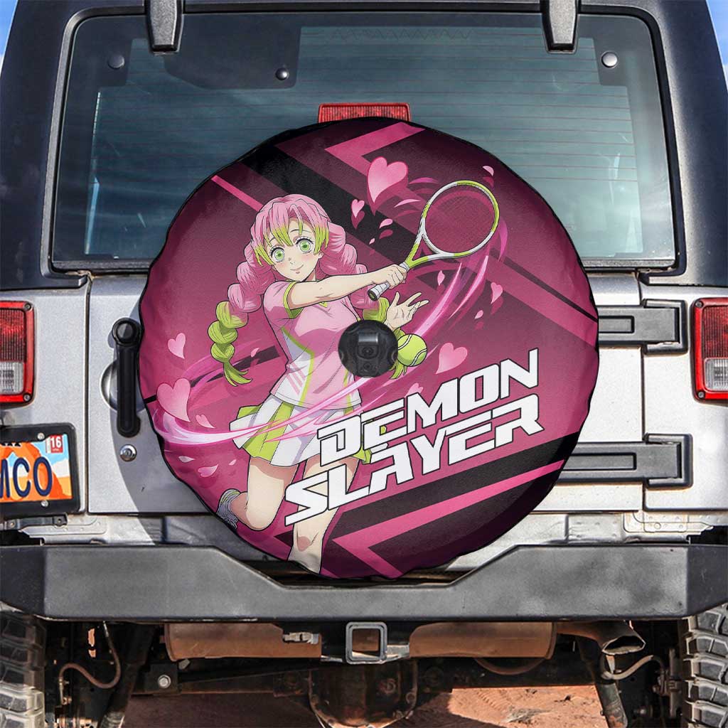 Mitsuri Kanroji Love Volley Spare Tire Cover Sporty Anime Mashup Style