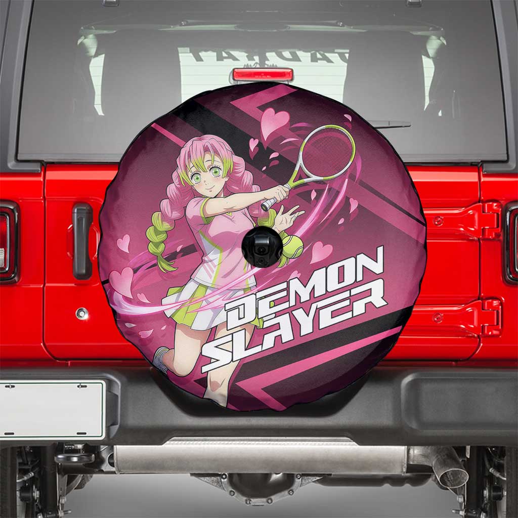Mitsuri Kanroji Love Volley Spare Tire Cover Sporty Anime Mashup Style