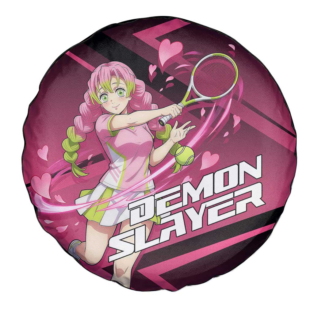 Mitsuri Kanroji Love Volley Spare Tire Cover Sporty Anime Mashup Style