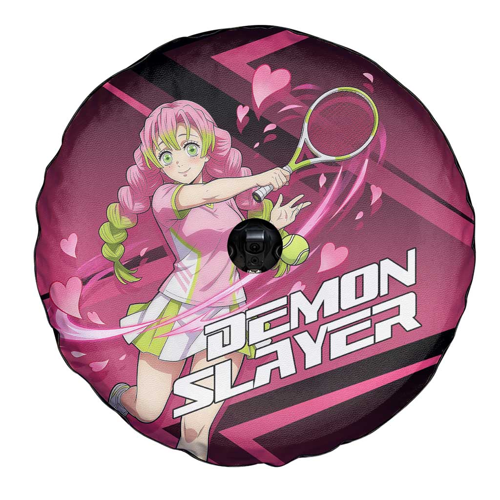 Mitsuri Kanroji Love Volley Spare Tire Cover Sporty Anime Mashup Style