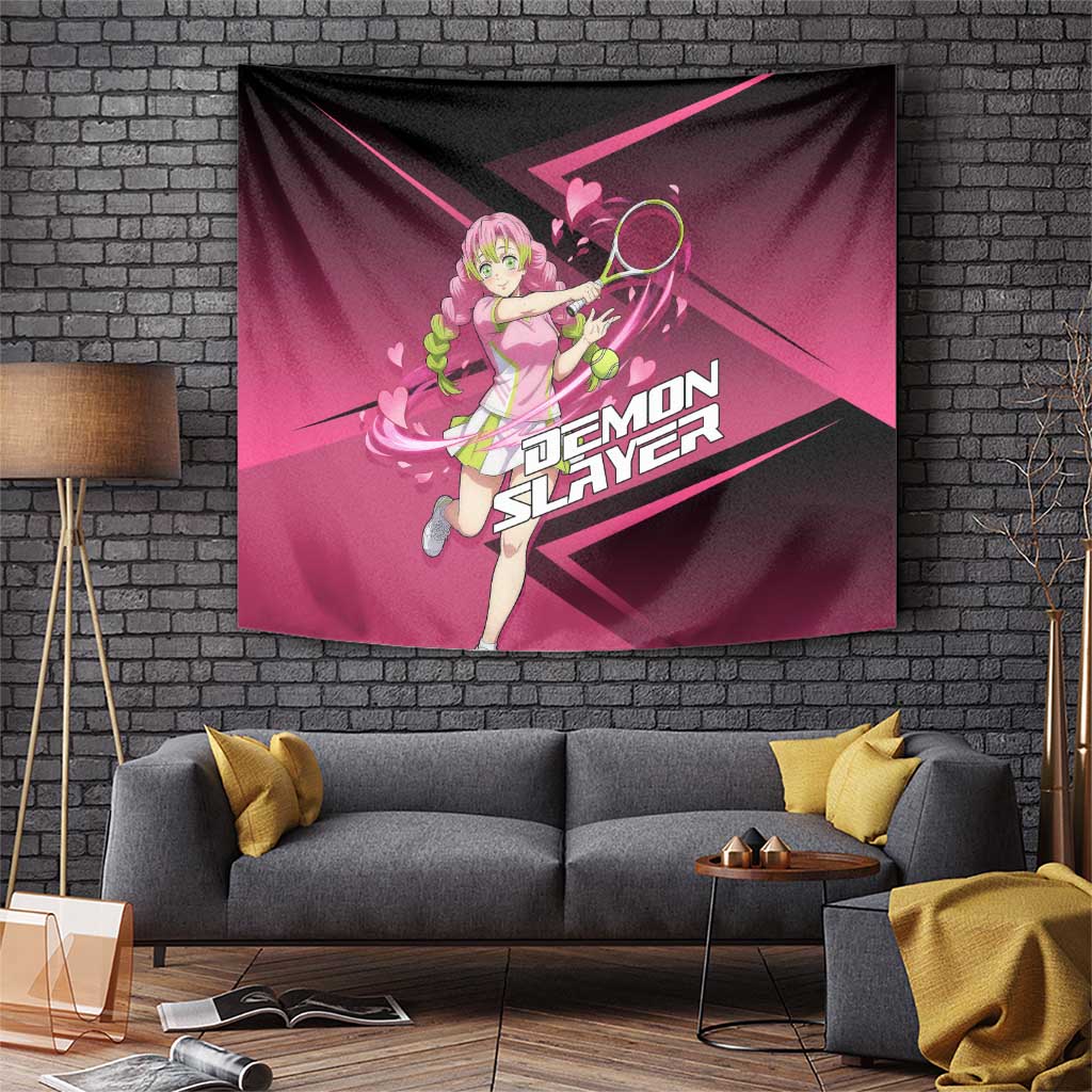 Mitsuri Kanroji Love Volley Tapestry Sporty Anime Mashup Style