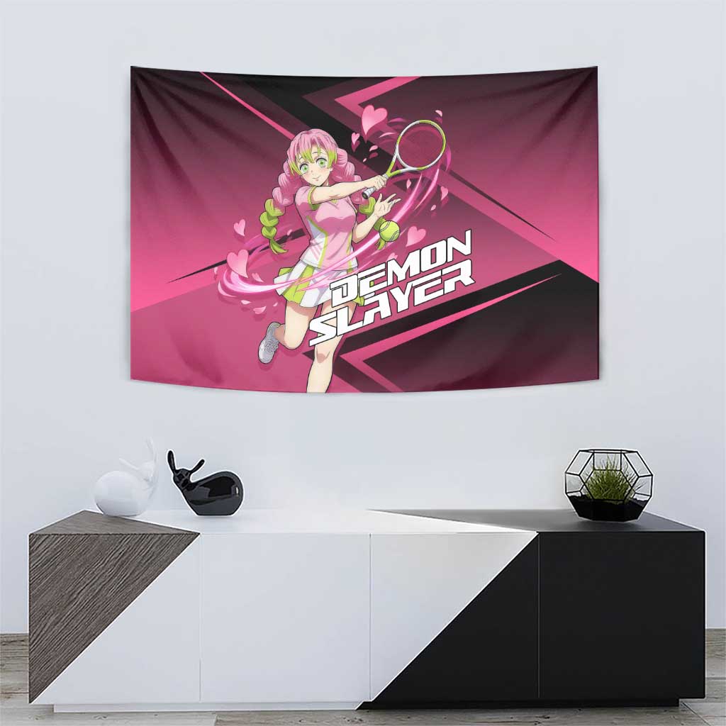 Mitsuri Kanroji Love Volley Tapestry Sporty Anime Mashup Style