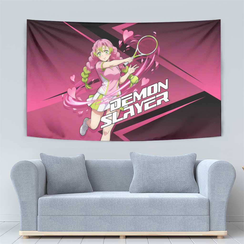 Mitsuri Kanroji Love Volley Tapestry Sporty Anime Mashup Style