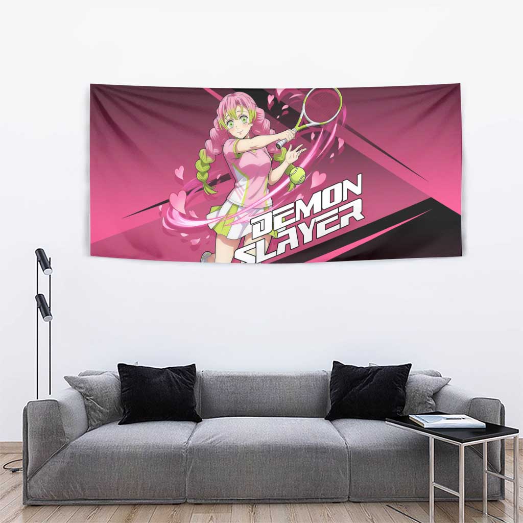 Mitsuri Kanroji Love Volley Tapestry Sporty Anime Mashup Style