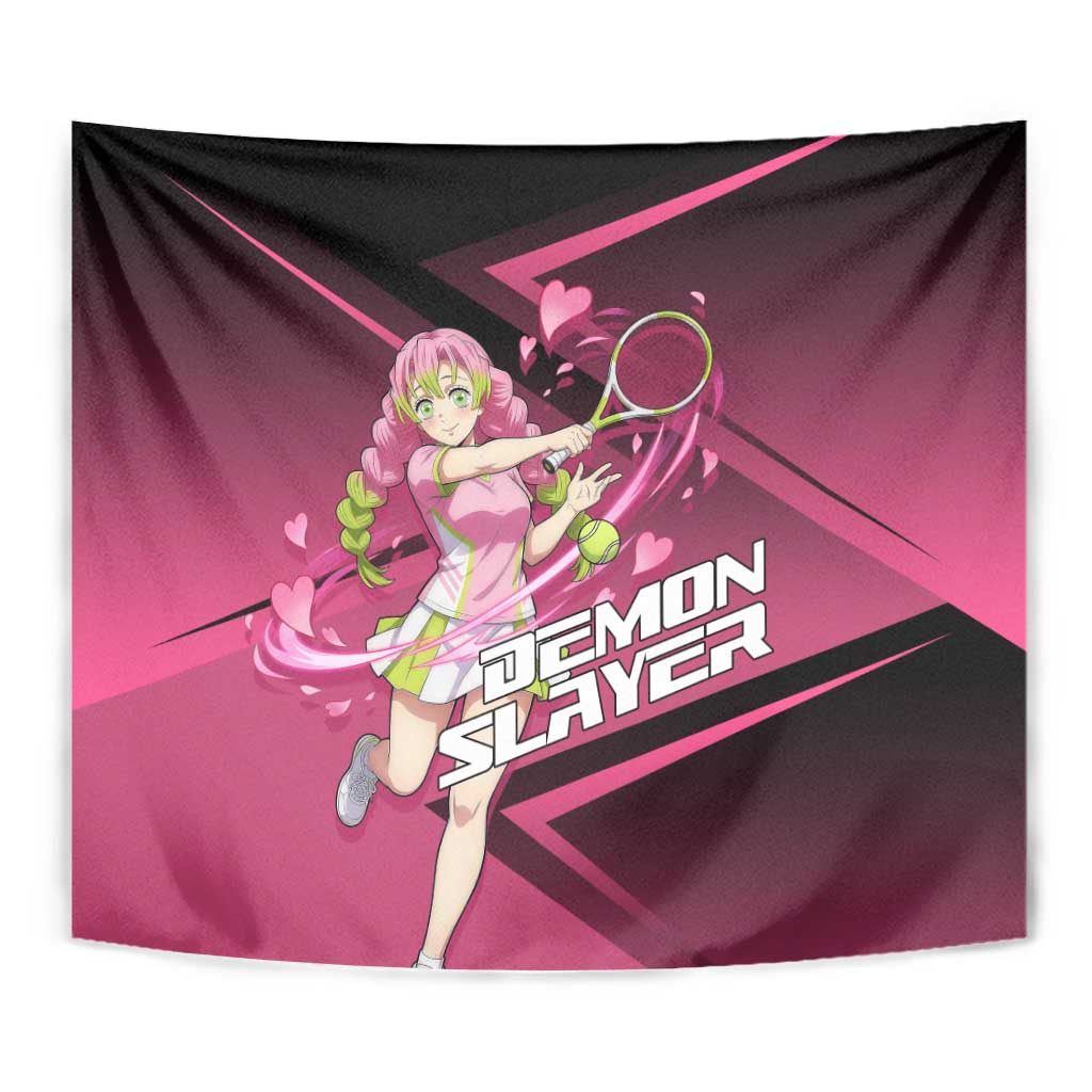 Mitsuri Kanroji Love Volley Tapestry Sporty Anime Mashup Style