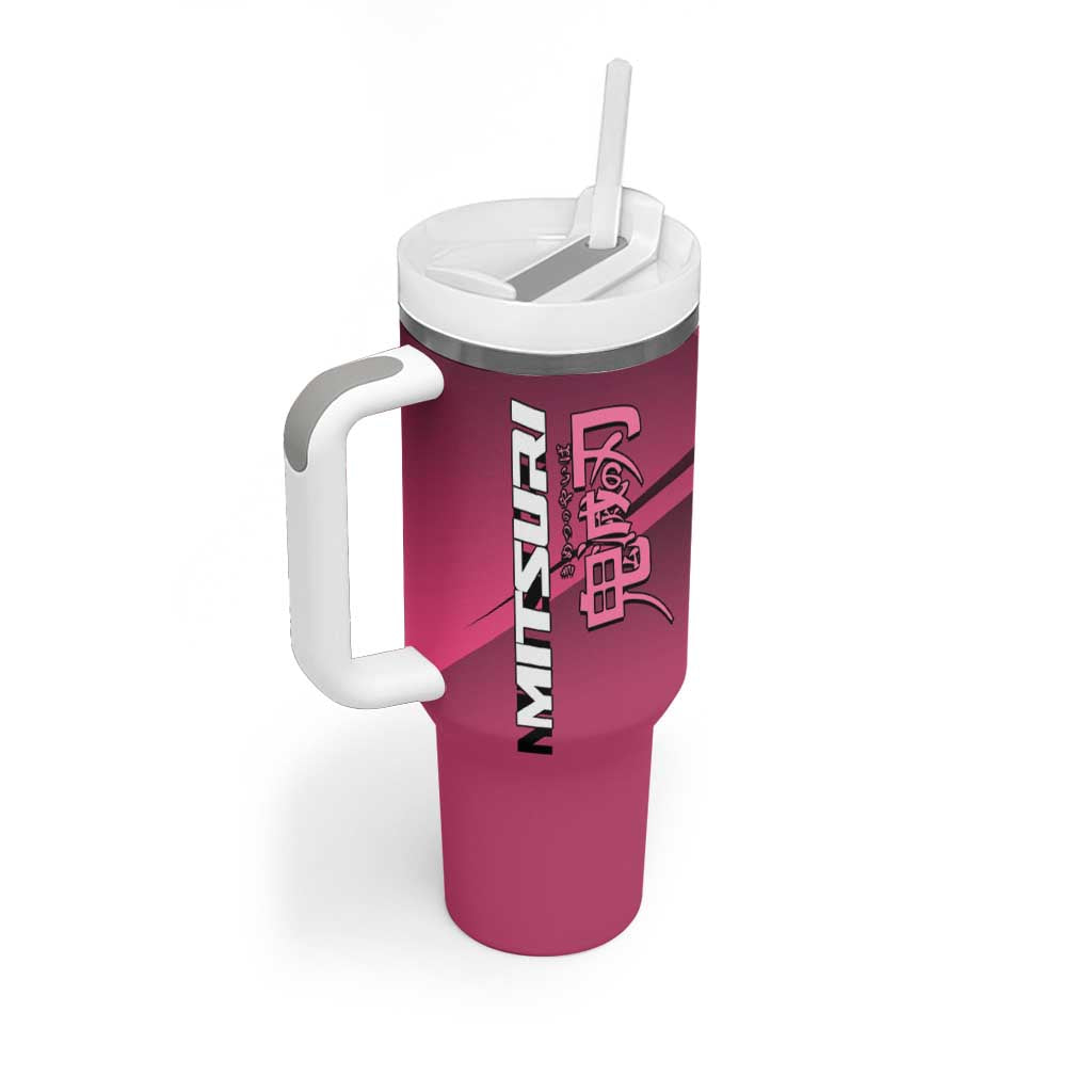 Mitsuri Kanroji Love Volley Tumbler With Handle Sporty Anime Mashup Style