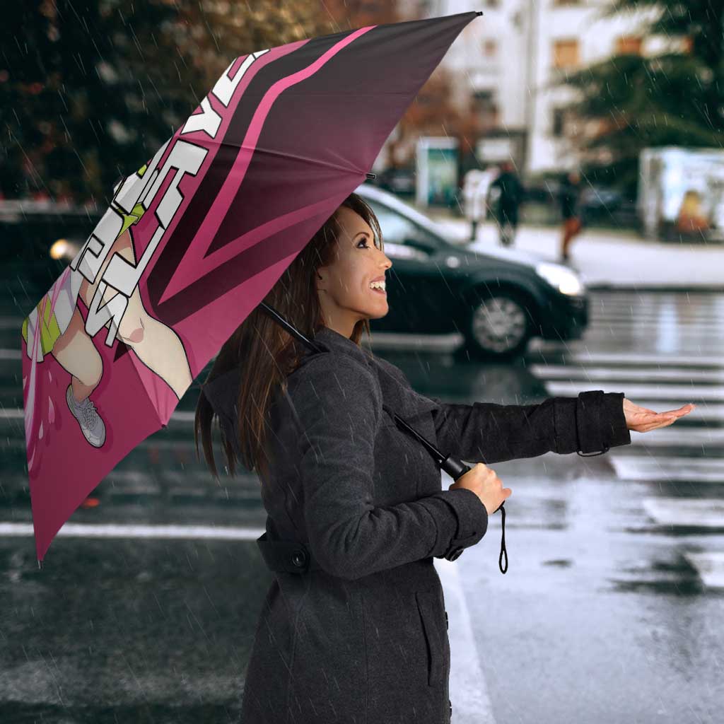 Mitsuri Kanroji Love Volley Umbrella Sporty Anime Mashup Style