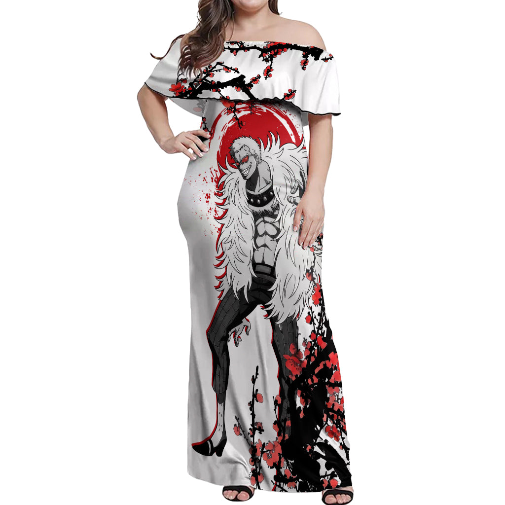 Donquixote - Japan Style Anime Off Shoulder Maxi Dress