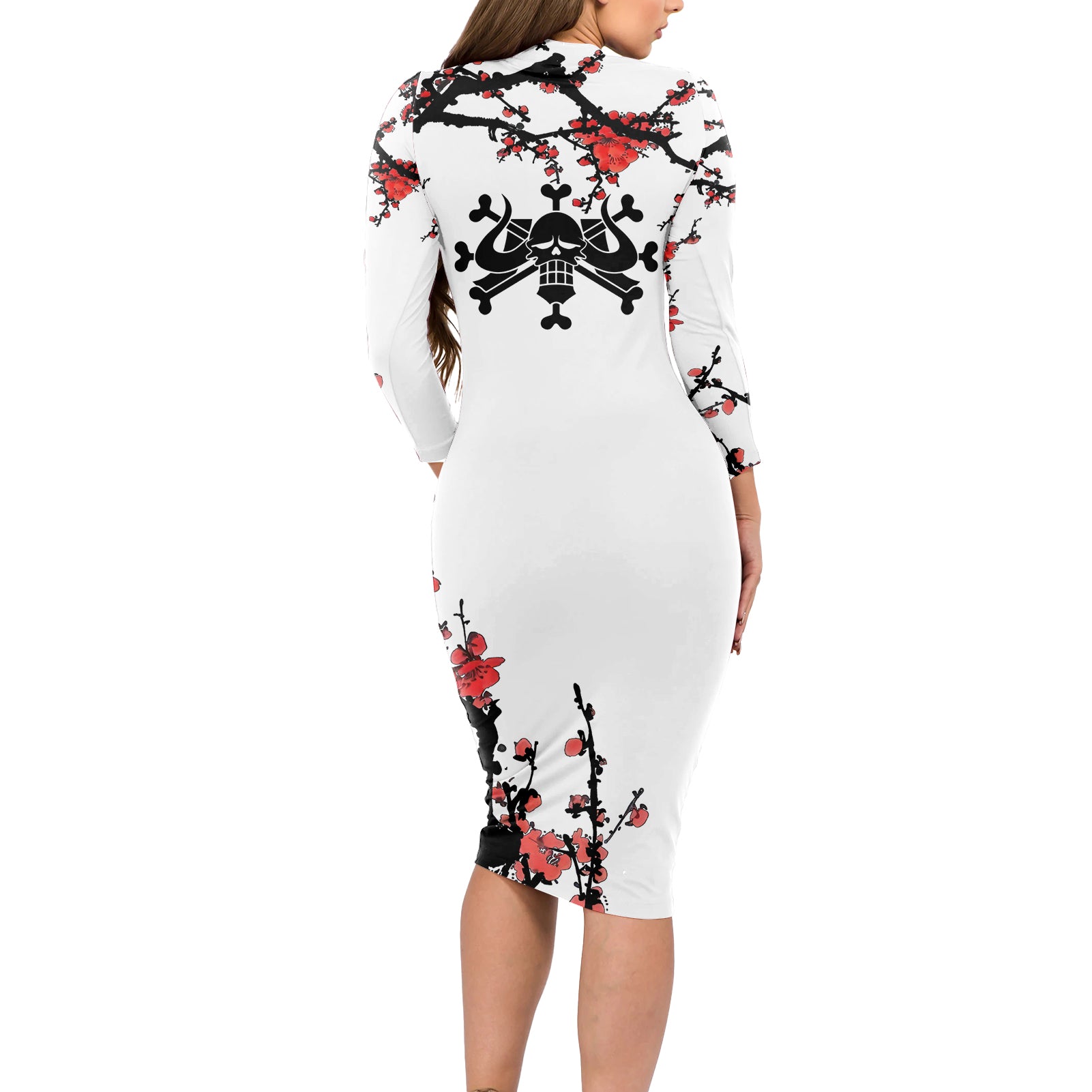 Kaido - Japan Style Anime Long Sleeve Bodycon Dress