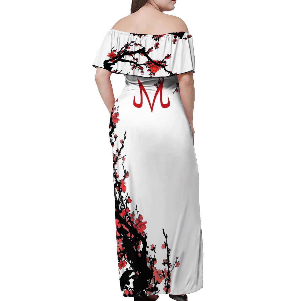 Majin Buu - Japan Style Anime Off Shoulder Maxi Dress