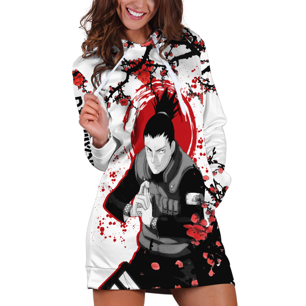 Shikamaru - Japan Style Anime Hoodie Dress