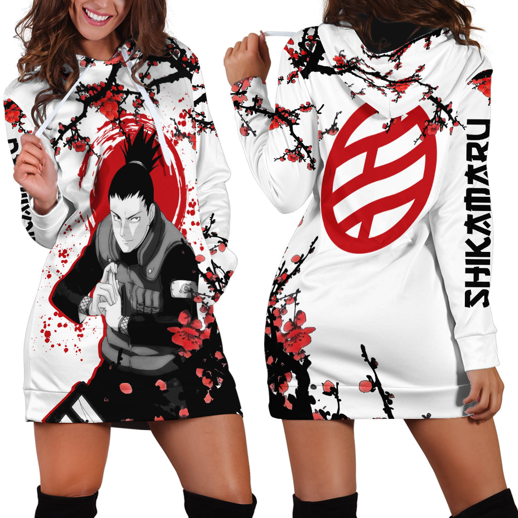 Shikamaru - Japan Style Anime Hoodie Dress