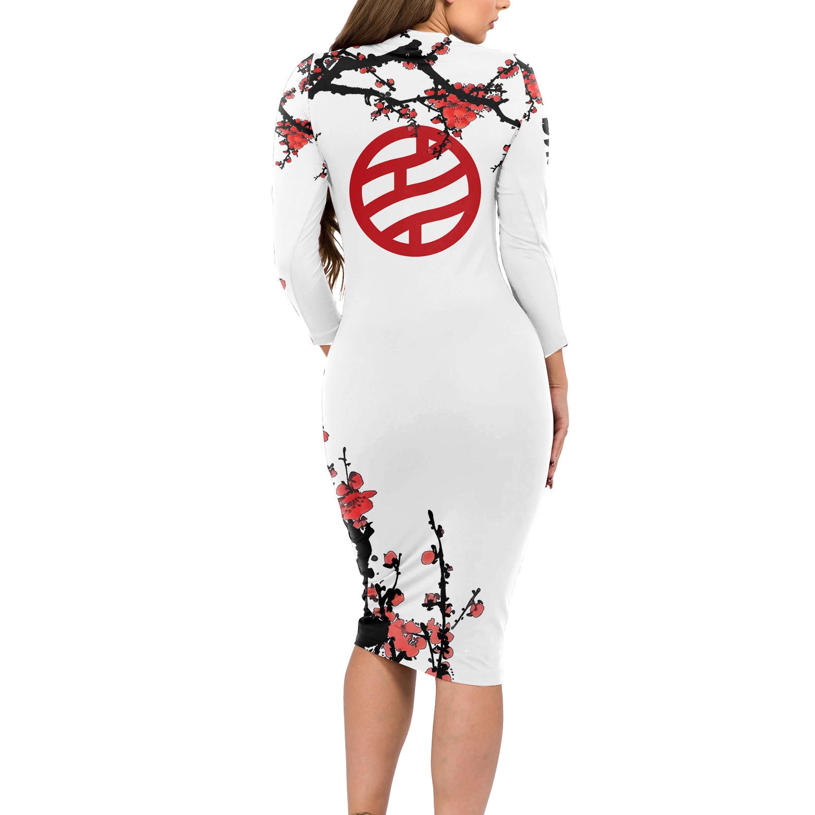 Shikamaru - Japan Style Anime Long Sleeve Bodycon Dress