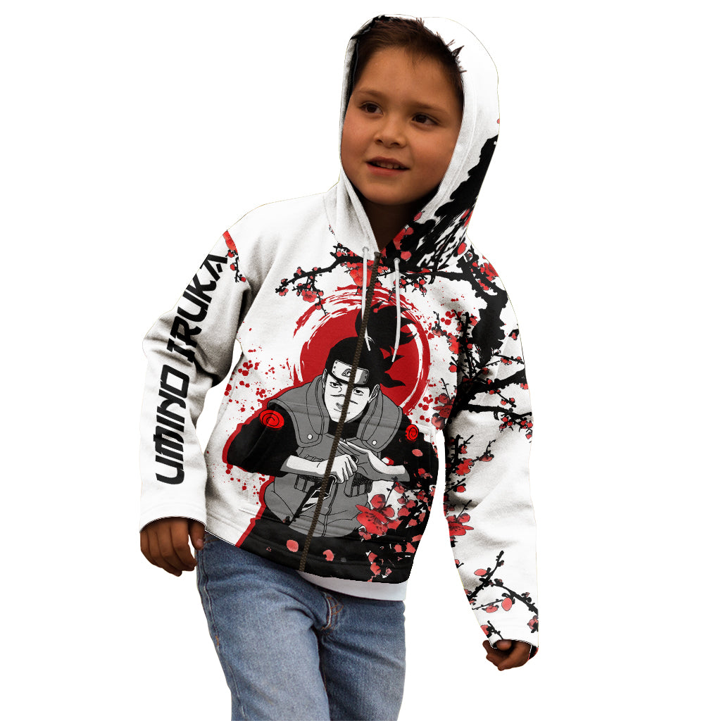 Umino Iruka - Japan Style Anime Kid Hoodie
