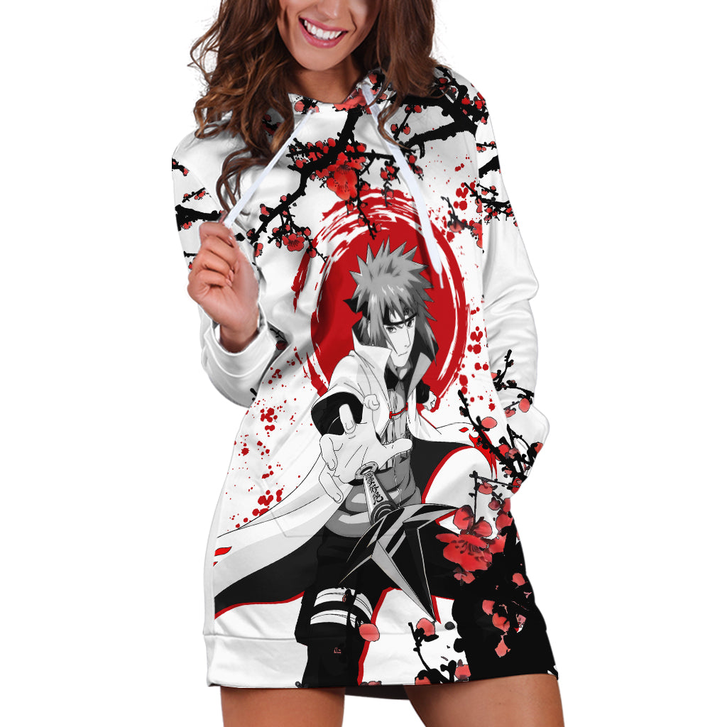 Minato Namikaze - Japan Style Anime Hoodie Dress