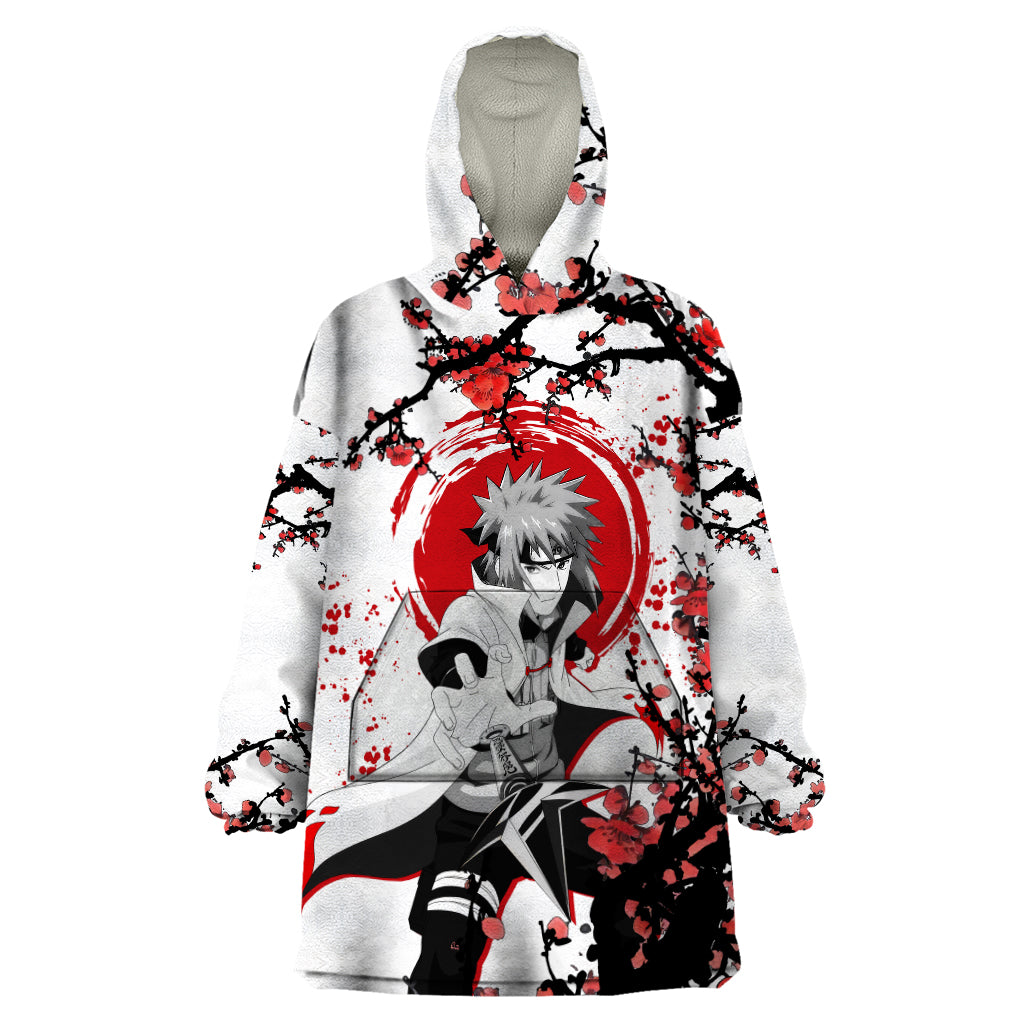 Minato Namikaze - Japan Style Anime Wearable Blanket Hoodie