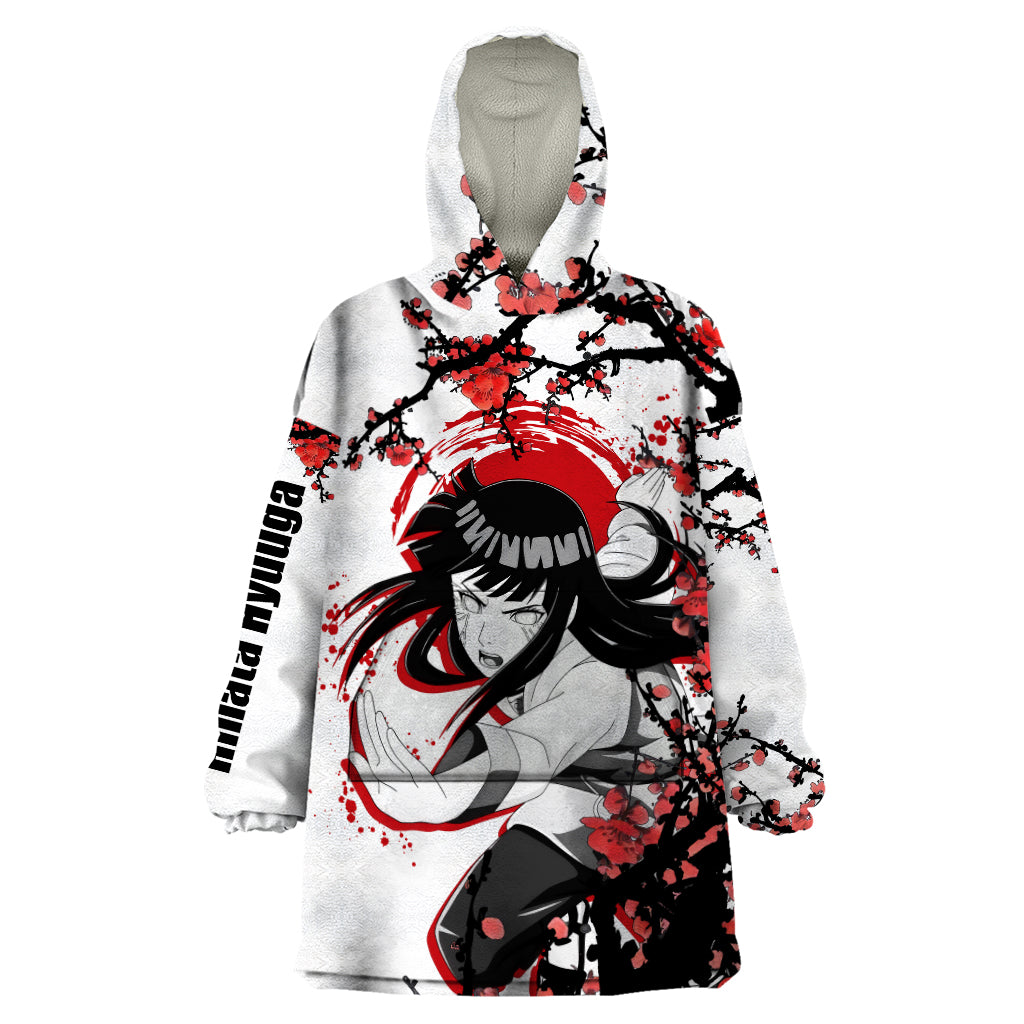 Hinata Hyuuga - Japan Style Anime Wearable Blanket Hoodie