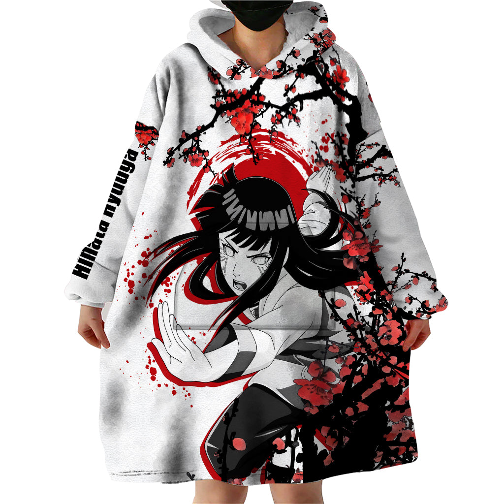 Hinata Hyuuga - Japan Style Anime Wearable Blanket Hoodie