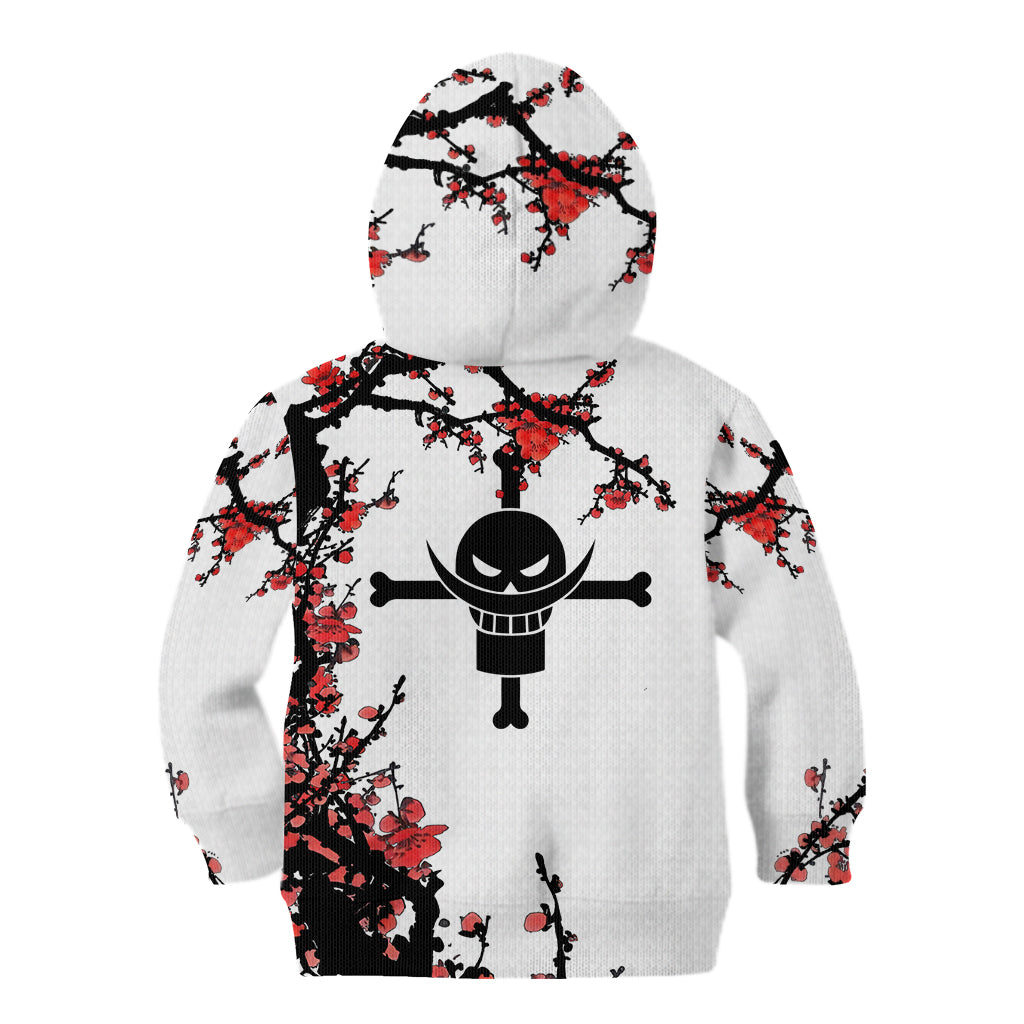 Whitebeard Pirates - Japan Style Anime Kid Hoodie