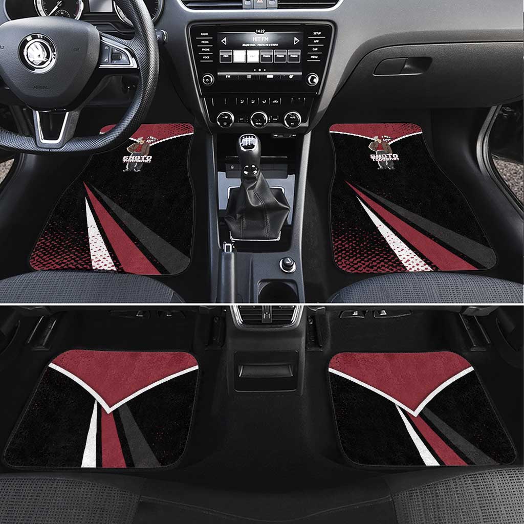 Shoto Todoroki My Hero Academia Car Mats Anime Grunge Splatter Graphic Style