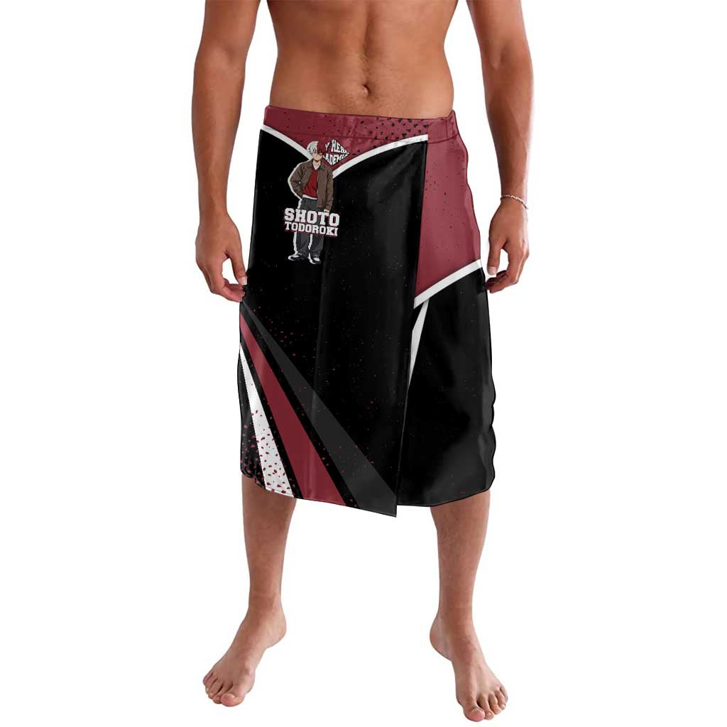 Shoto Todoroki My Hero Academia Lavalava Anime Grunge Splatter Graphic Style
