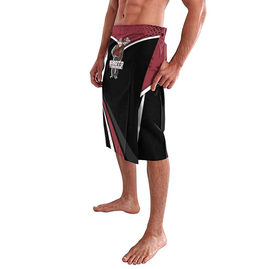 Shoto Todoroki My Hero Academia Lavalava Anime Grunge Splatter Graphic Style