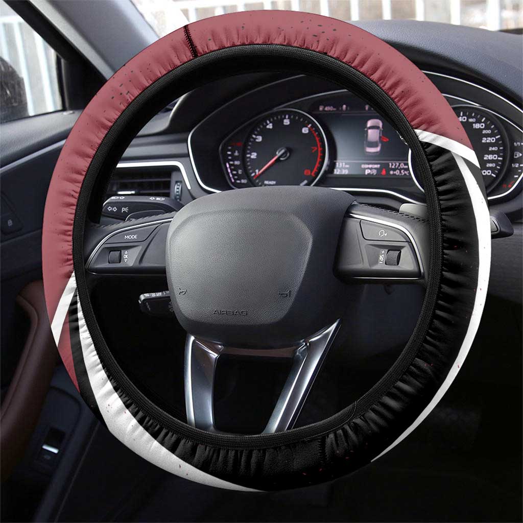 Shoto Todoroki My Hero Academia Steering Wheel Cover Anime Grunge Splatter Graphic Style