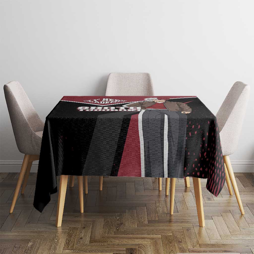 Shoto Todoroki My Hero Academia Tablecloth Anime Grunge Splatter Graphic Style