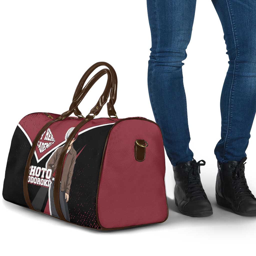 Shoto Todoroki My Hero Academia Travel Bag Anime Grunge Splatter Graphic Style