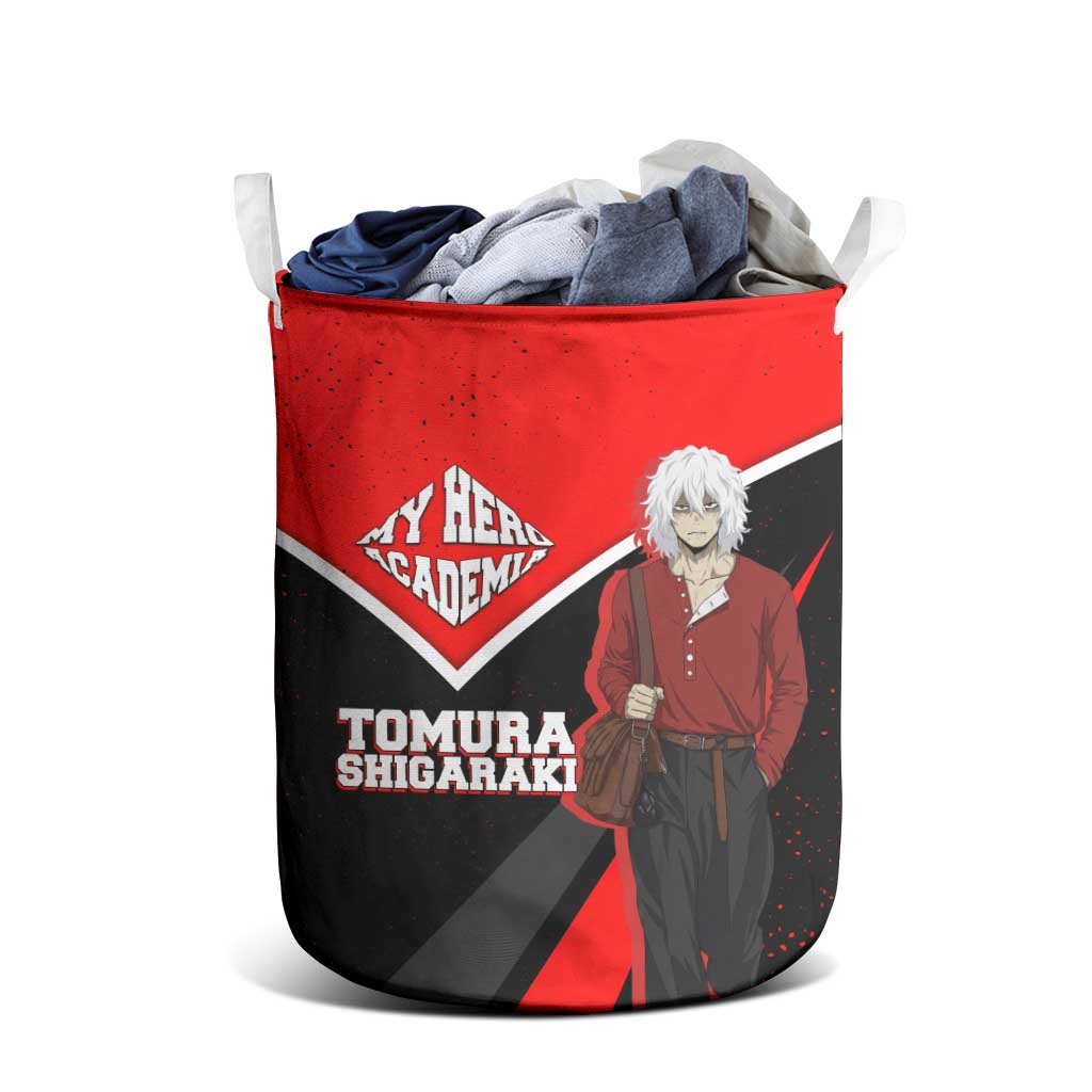 Tomura Shigaraki My Hero Academia Laundry Basket Anime Grunge Splatter Graphic Style