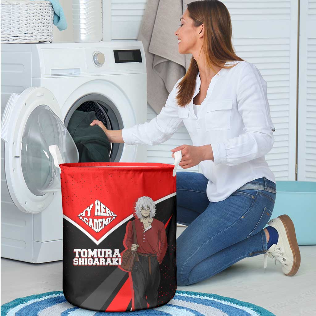 Tomura Shigaraki My Hero Academia Laundry Basket Anime Grunge Splatter Graphic Style
