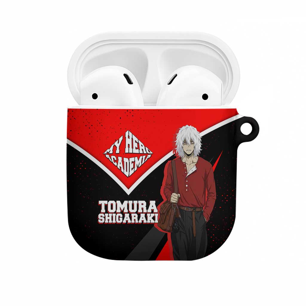 Tomura Shigaraki My Hero Academia AirPods Case Anime Grunge Splatter Graphic Style