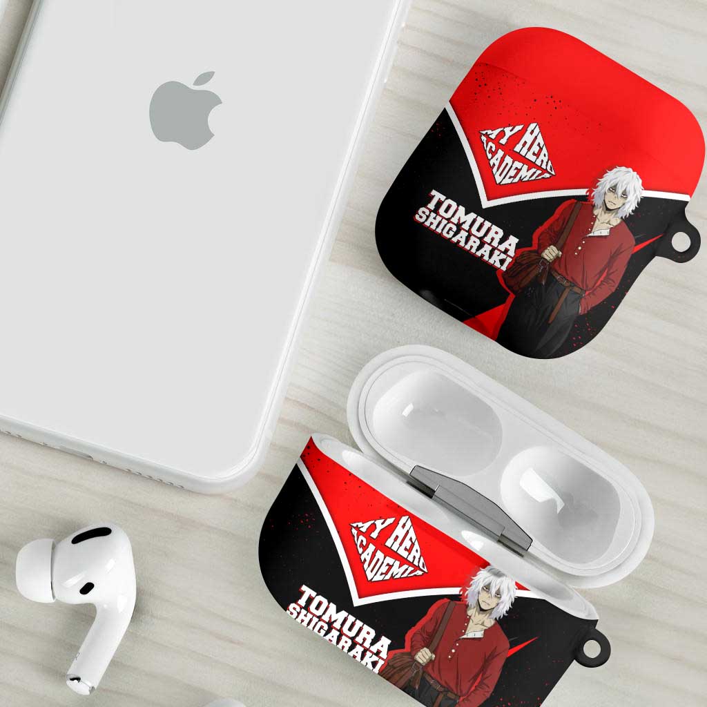 Tomura Shigaraki My Hero Academia AirPods Case Anime Grunge Splatter Graphic Style
