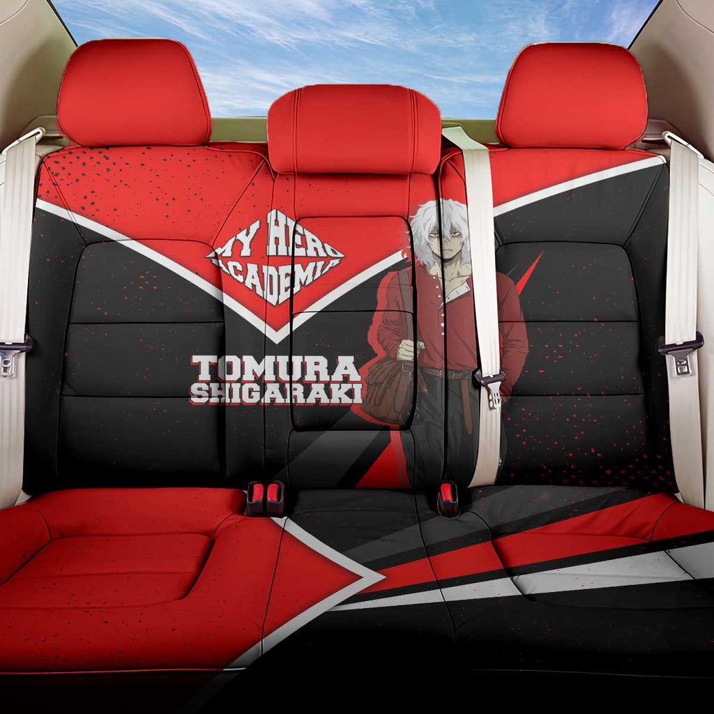 Tomura Shigaraki My Hero Academia Back Car Seat Cover Anime Grunge Splatter Graphic Style