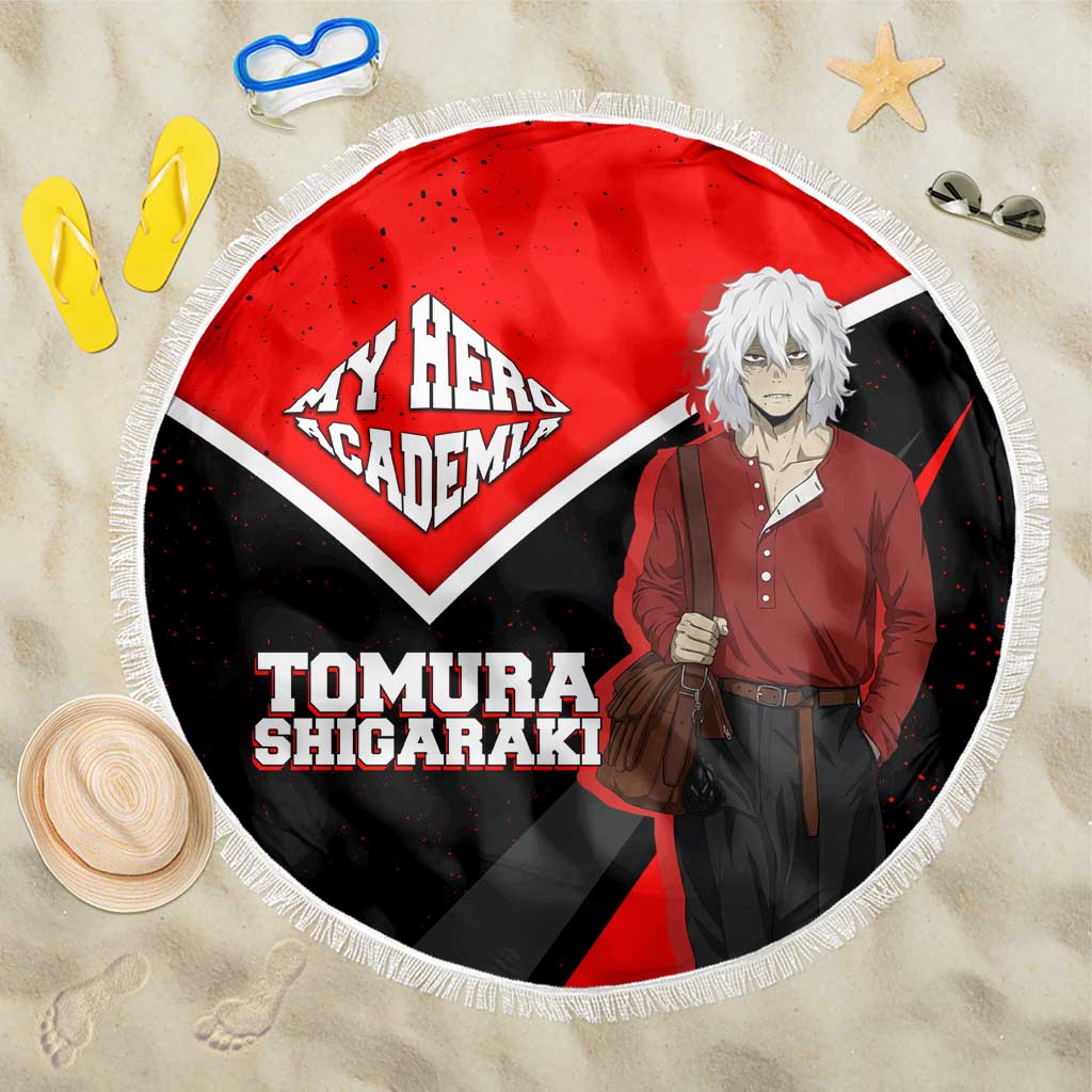 Tomura Shigaraki My Hero Academia Beach Blanket Anime Grunge Splatter Graphic Style