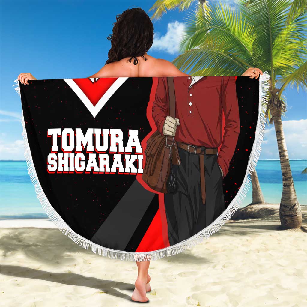 Tomura Shigaraki My Hero Academia Beach Blanket Anime Grunge Splatter Graphic Style