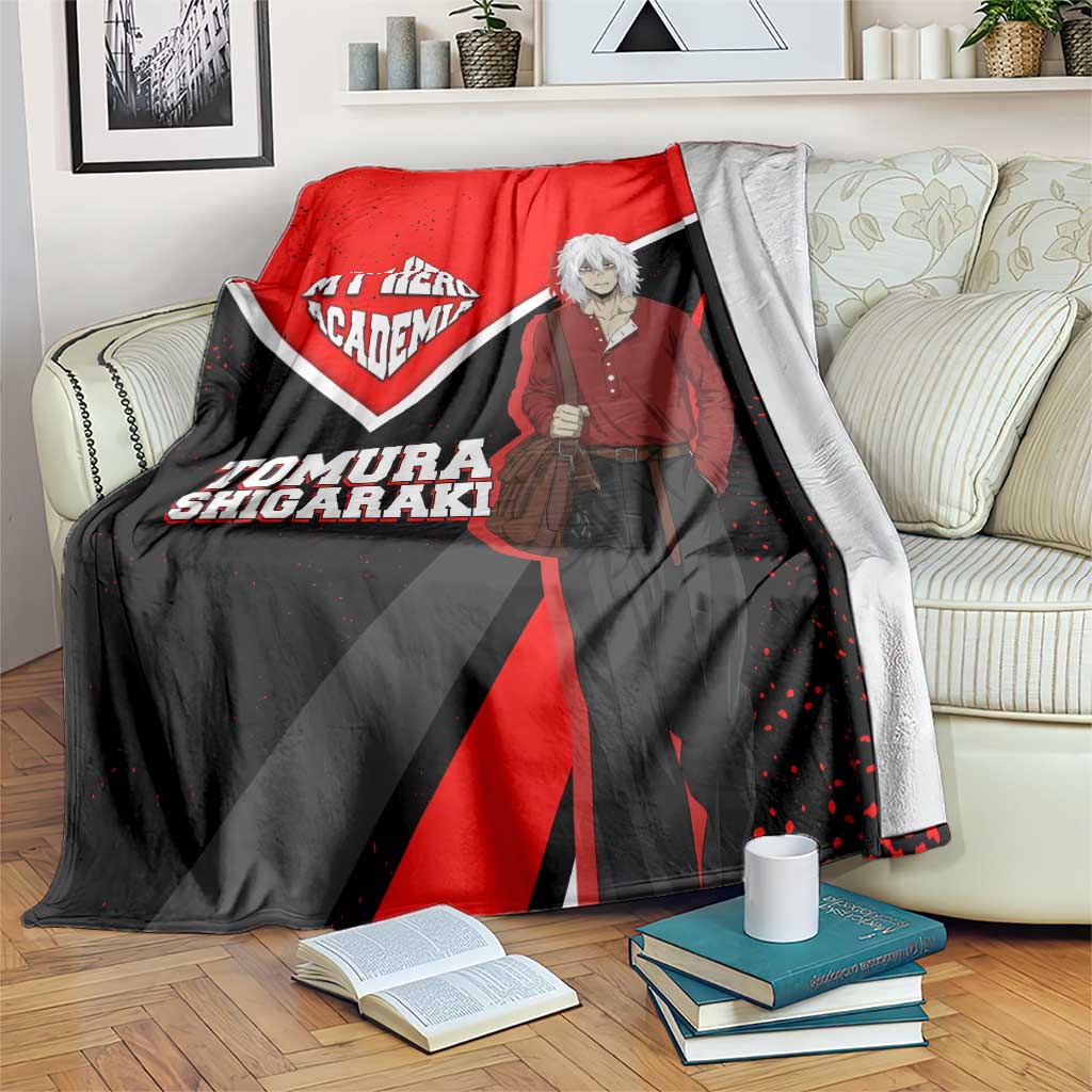 Tomura Shigaraki My Hero Academia Blanket Anime Grunge Splatter Graphic Style