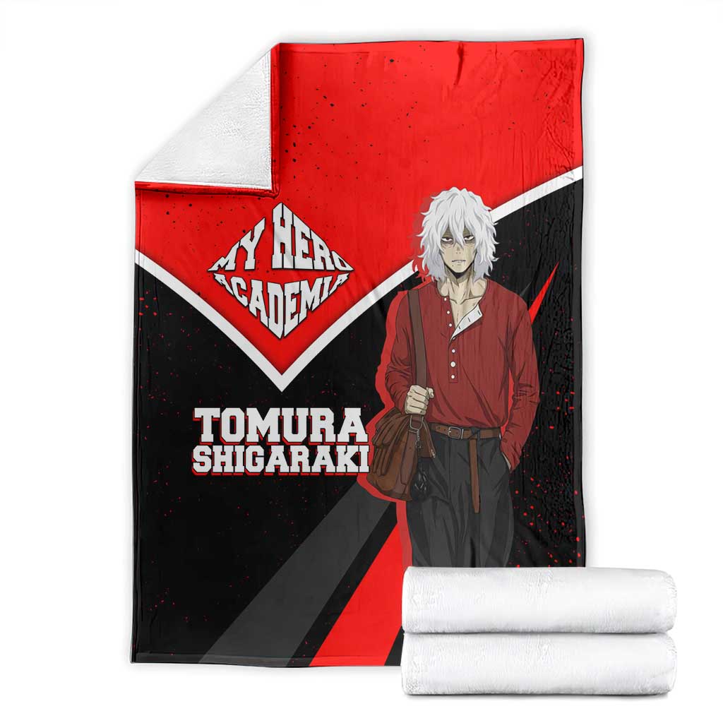 Tomura Shigaraki My Hero Academia Blanket Anime Grunge Splatter Graphic Style