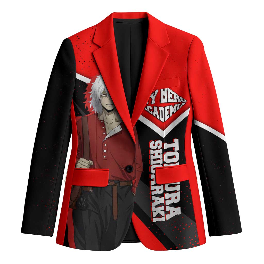 Tomura Shigaraki My Hero Academia Blazer Anime Grunge Splatter Graphic Style