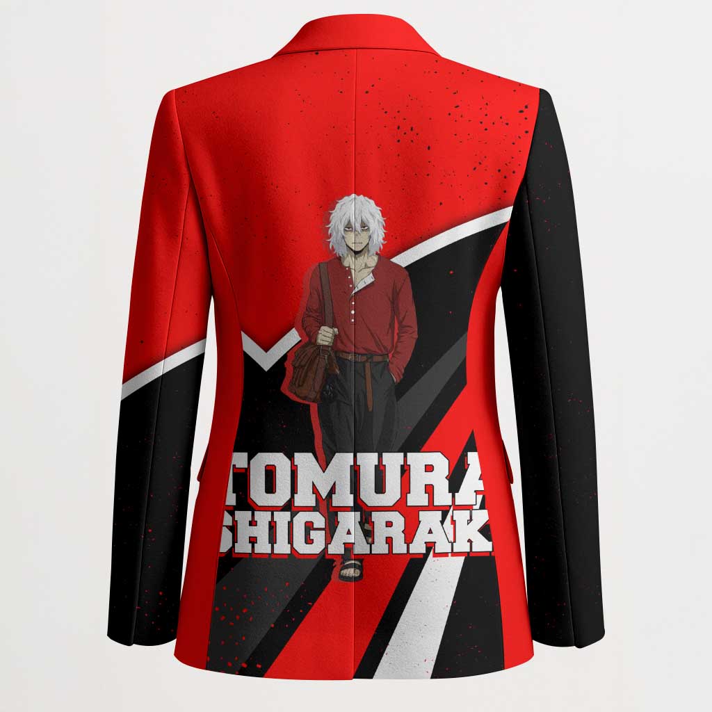 Tomura Shigaraki My Hero Academia Blazer Anime Grunge Splatter Graphic Style