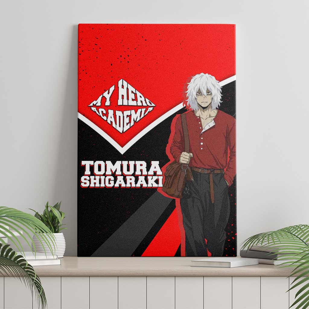 Tomura Shigaraki My Hero Academia Canvas Wall Art Anime Grunge Splatter Graphic Style