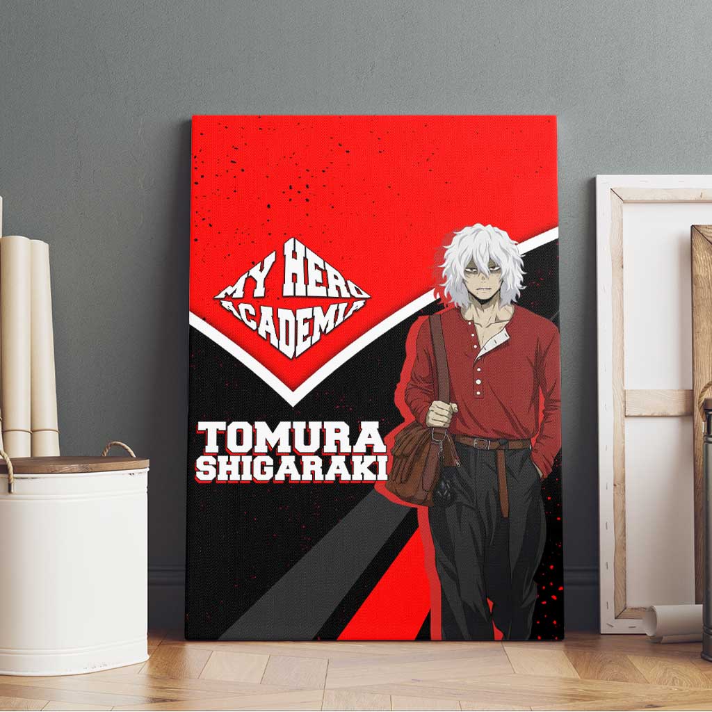 Tomura Shigaraki My Hero Academia Canvas Wall Art Anime Grunge Splatter Graphic Style