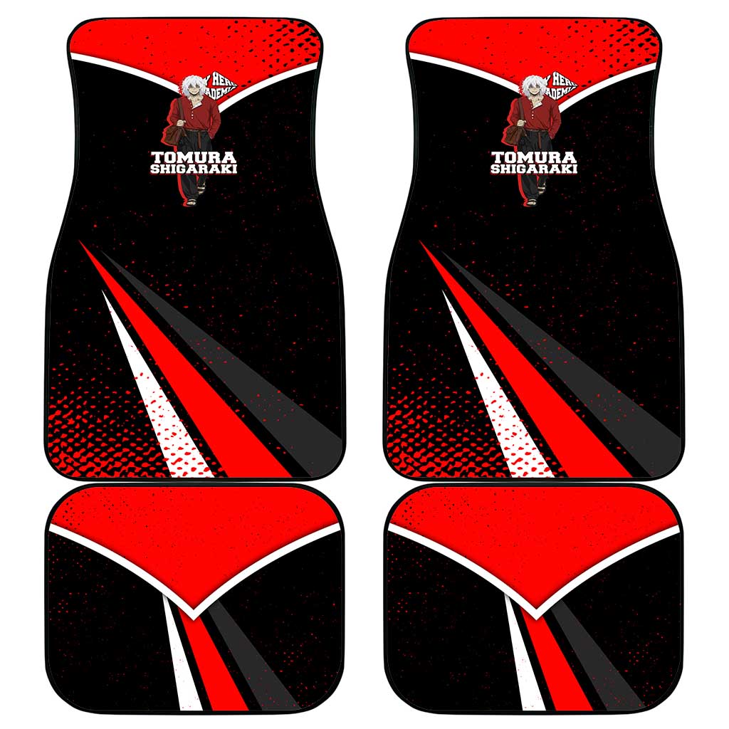 Tomura Shigaraki My Hero Academia Car Mats Anime Grunge Splatter Graphic Style